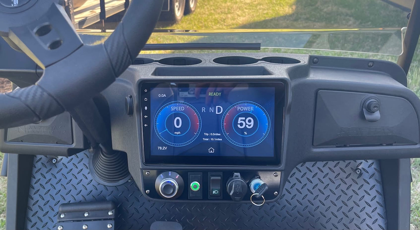 Navitas 10 inch Display Dash for Ezgo TXT and Navitas Chassis