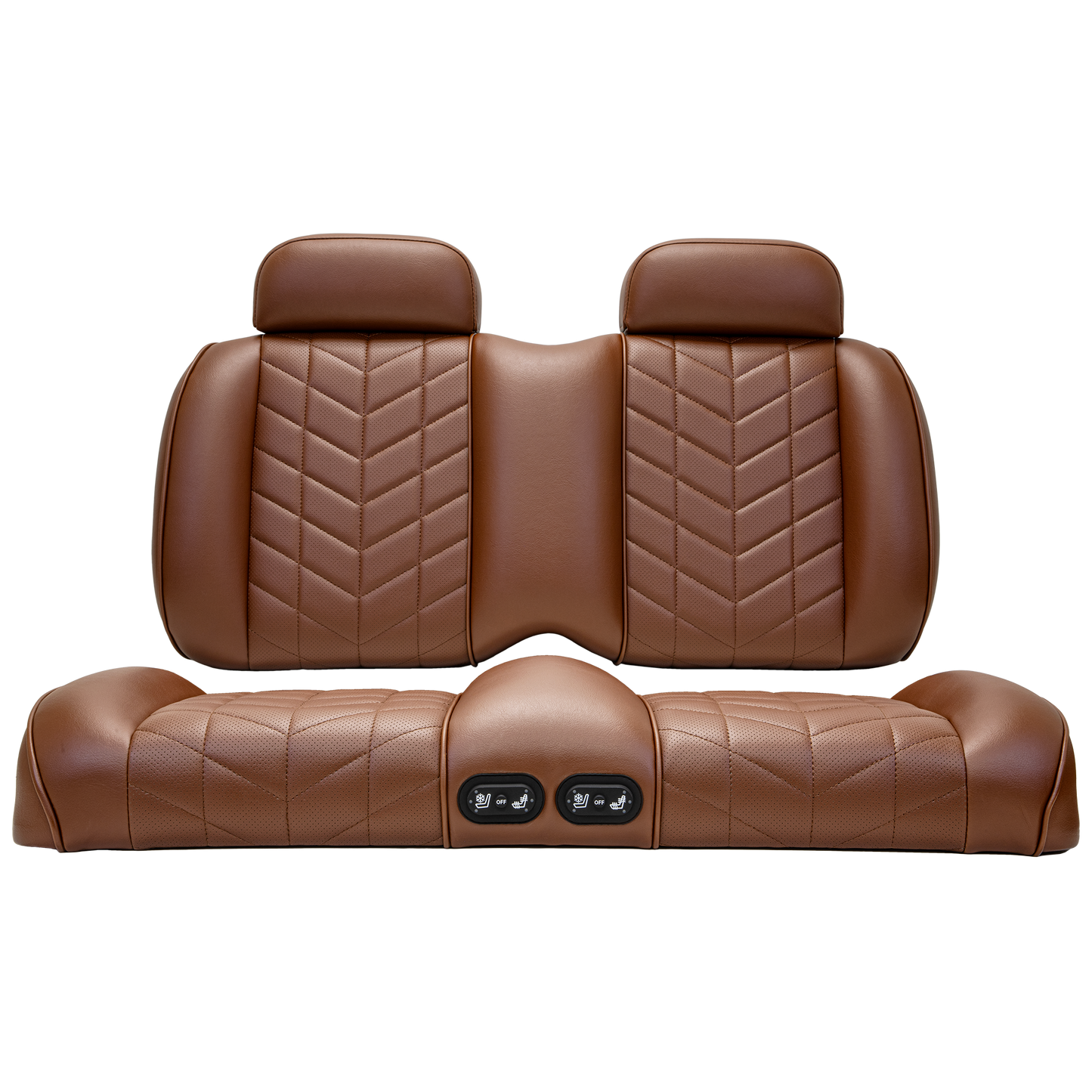 CLUB CAR PRECEDENT ONWARD TEMPO AVIATOR COFFEE THERMAFLEX HEATED COOLED SEAT CUSHIONS
