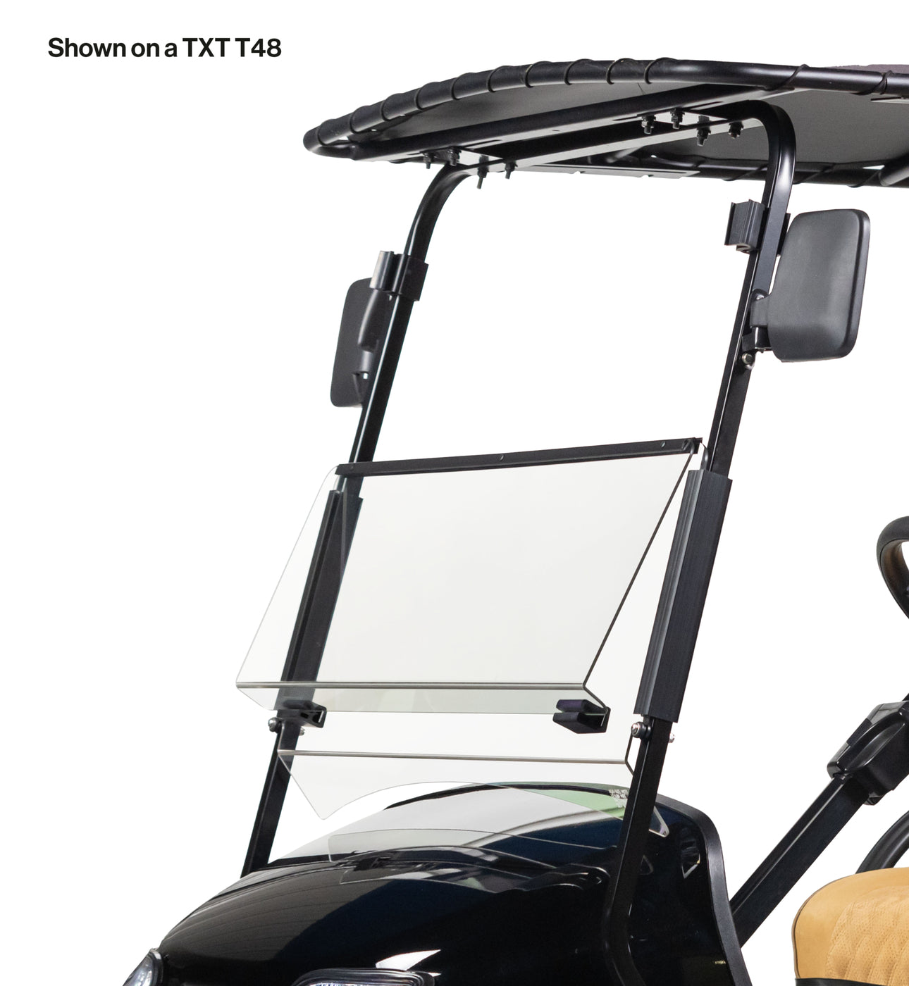 Clear Folding Dot As5 windshield for Street legal Golf Carts - Choose your model
