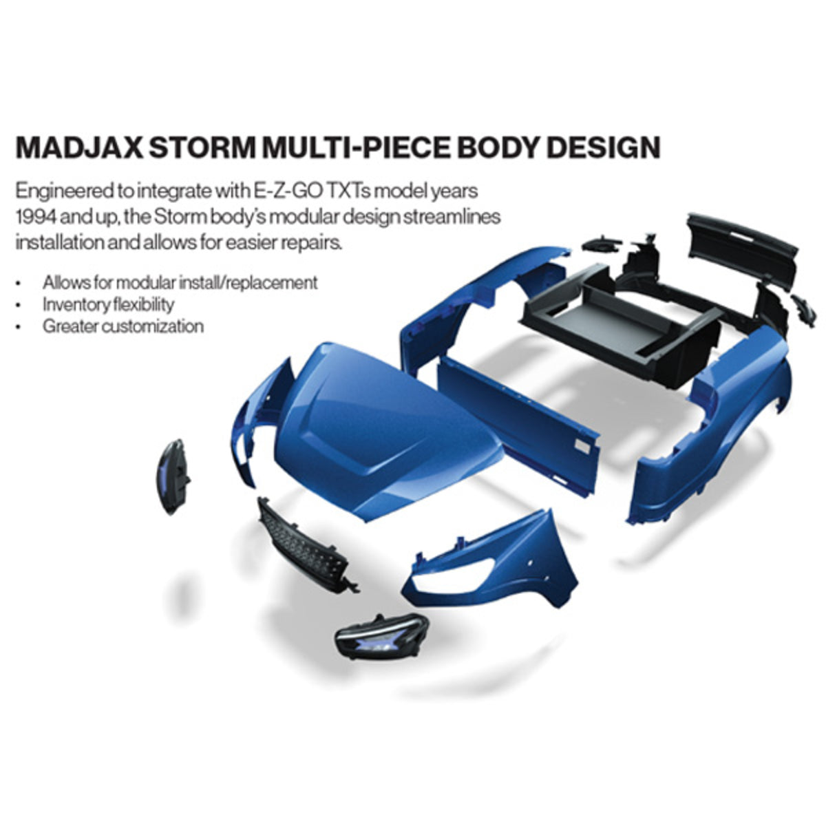 MadJax® Storm Body Kit – Forest Green w/ Lux Lights