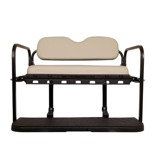 GTW MACH3 Rear Flip Seat for Yamaha Drive G29 2007-2016 - Grey Cushions