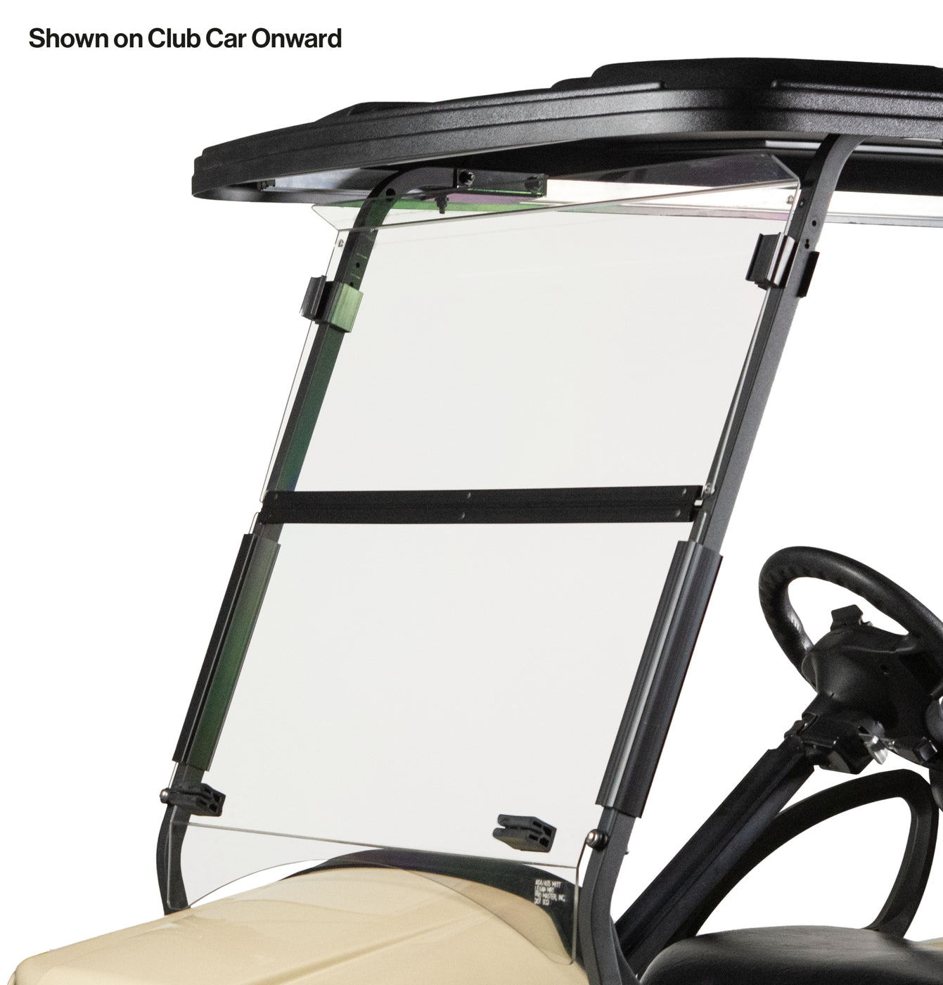 Clear Folding Dot As5 windshield for Street legal Golf Carts - Choose your model