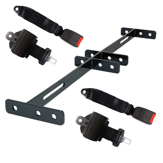 SEAT BELT KIT RETRACTABLE For 2 PASSENGERS