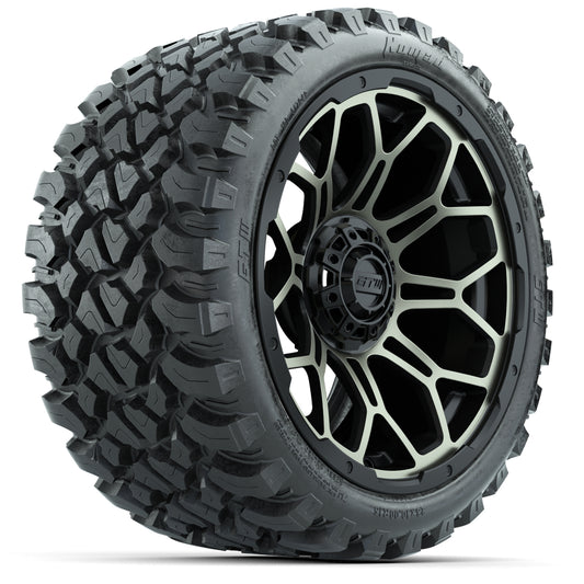 Set of (4) 15 inch GTW Bravo Bronze Wheels with 23x10-R15 Nomad All-Terrain Tires