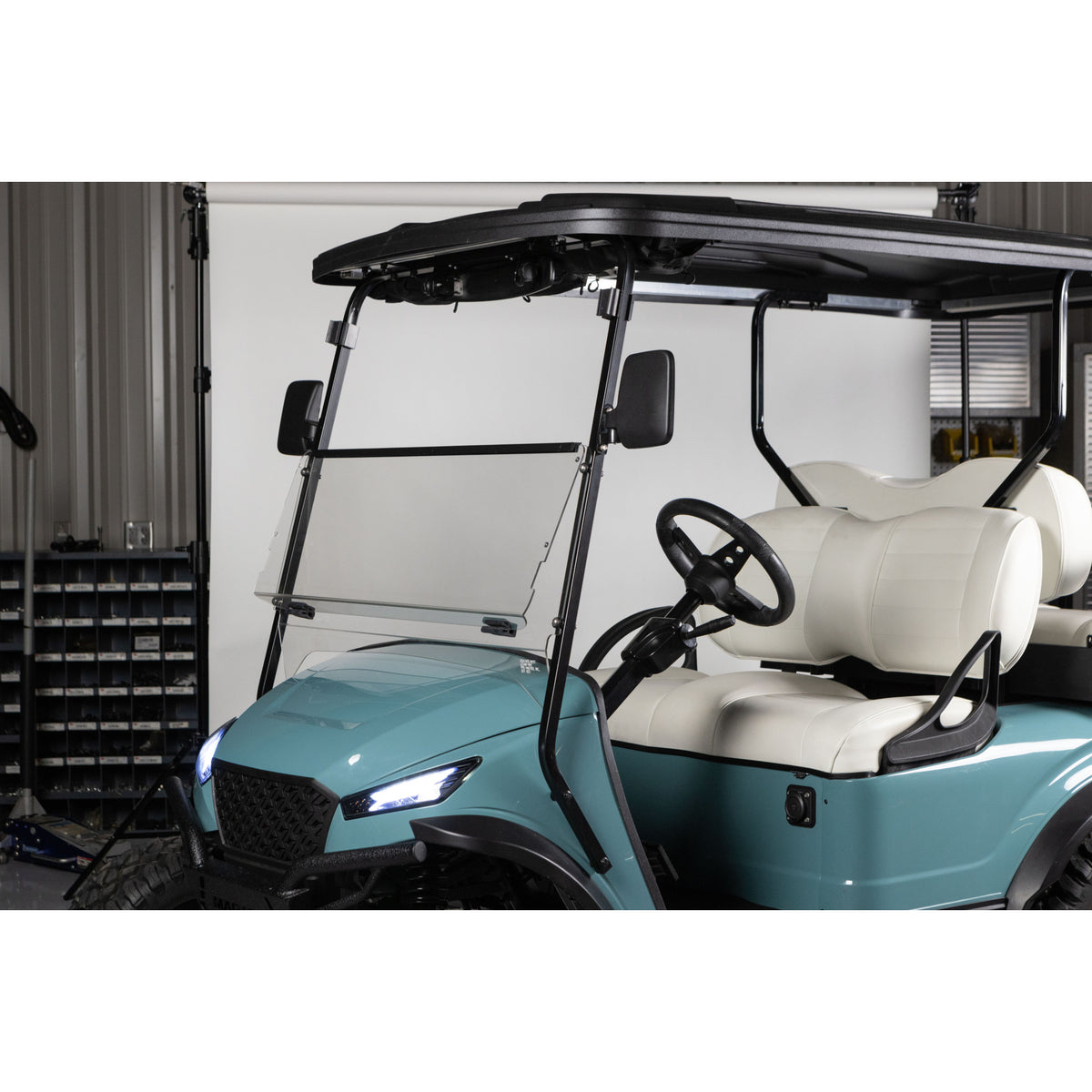 Clear Folding Dot As5 windshield for Street legal Golf Carts - Choose your model