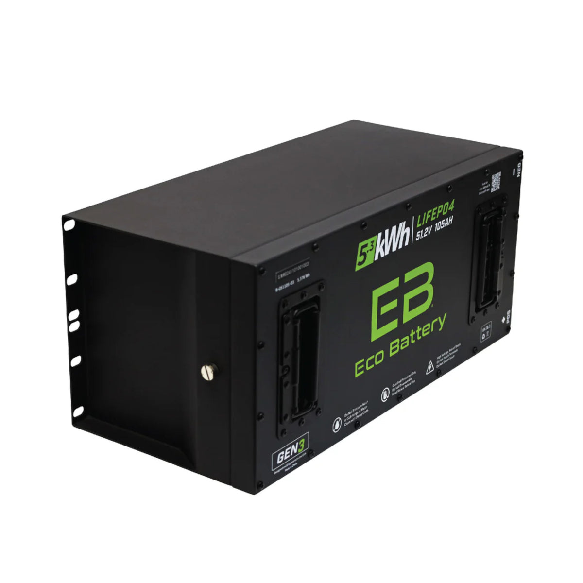 Gen 3 Eco Battery 51V 105Ah “Skinny" LifePo4 Lithium Battery Only 10 Year Warranty