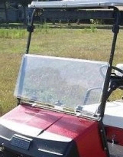 Clear E-Z-GO Marathon Folding Windshield (Years 1986-1994)