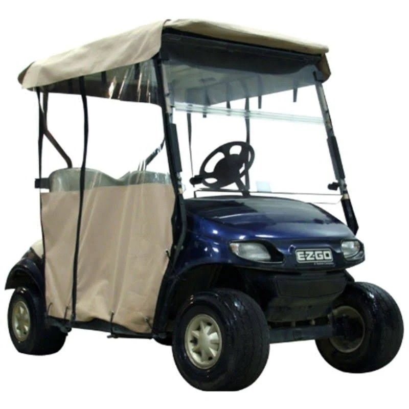 2014-Up EZGO Freedom TX-T48 - Red Dot Chameleon Linen 2-Passenger Track Style Soft Enclosure