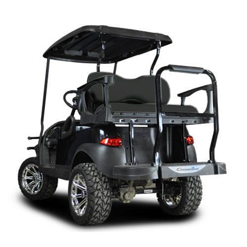 G300 Alum Seat Kit w/ Standard Black Cushions for E-Z-Go TXT