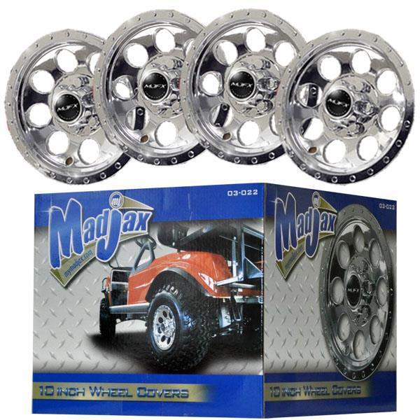 10" CHROME WHEEL COVER, SET OF 4