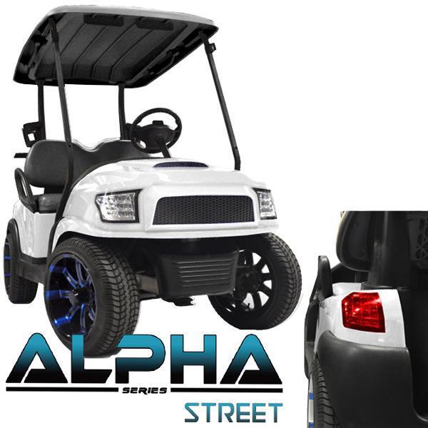White Alpha (PREC) Body Kit w/Street Style Grill & Light Kit