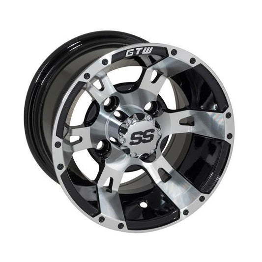 GTW Yellow Jacket 10x7 Machined Black Wheel