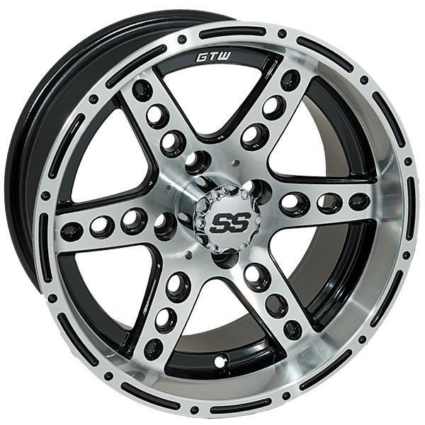 GTW Dominator 14x7 Machined Black Wheel
