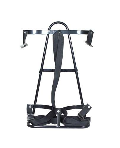 GOLF CART GOLF BAG ATTACHMENT FOR CARTS WITH REAR SEATS & GRAB BARS
