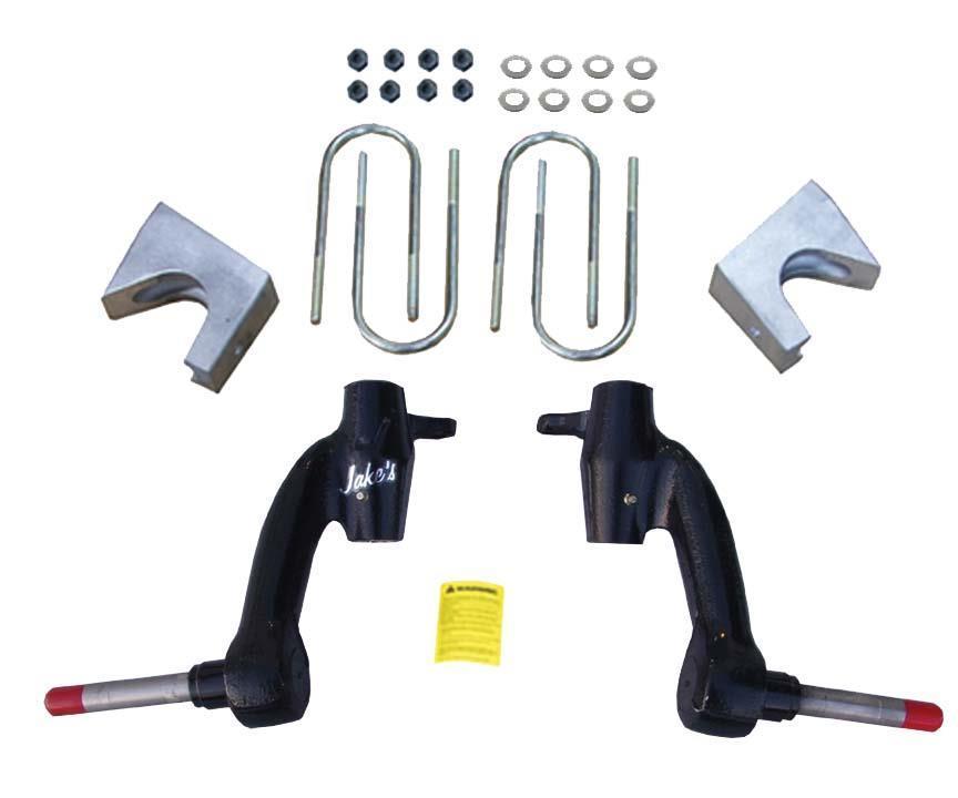JAKES EZGO 6" SPINDLE, 2014 & NEWER RXV ELECTRIC