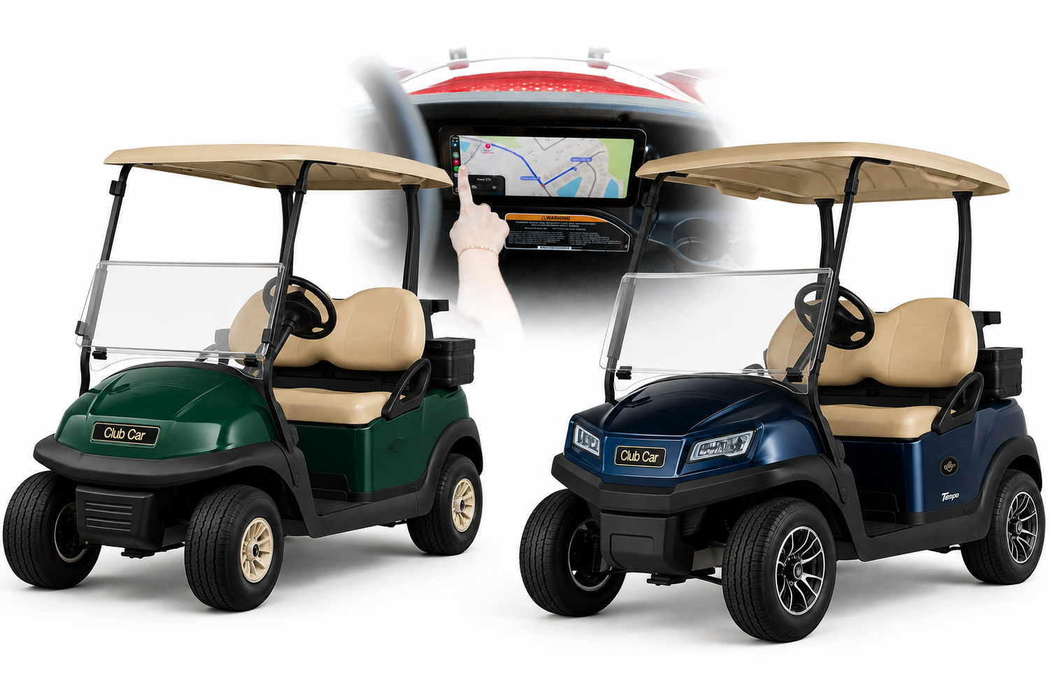 Madjax Kinect Touch Screen for Club Car Precedent & Tempo