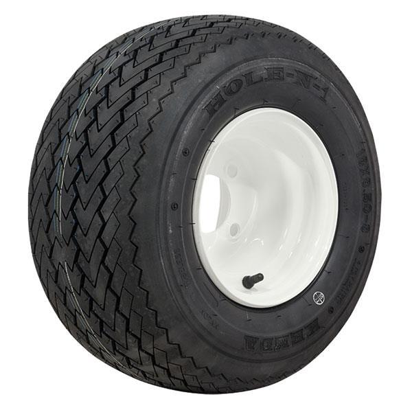 8 inch stock golf cart wheel and tire combo