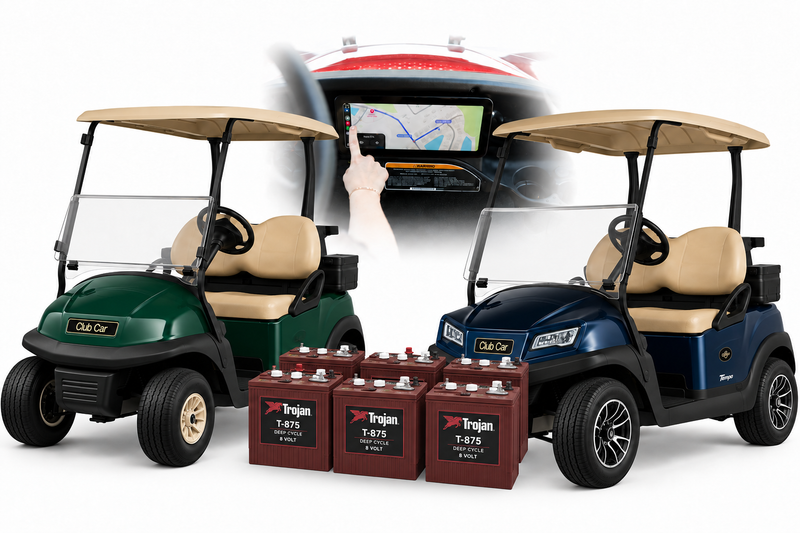 MadJax Kinect Touch Screen for Club Car with Lead Acid or other Lithium