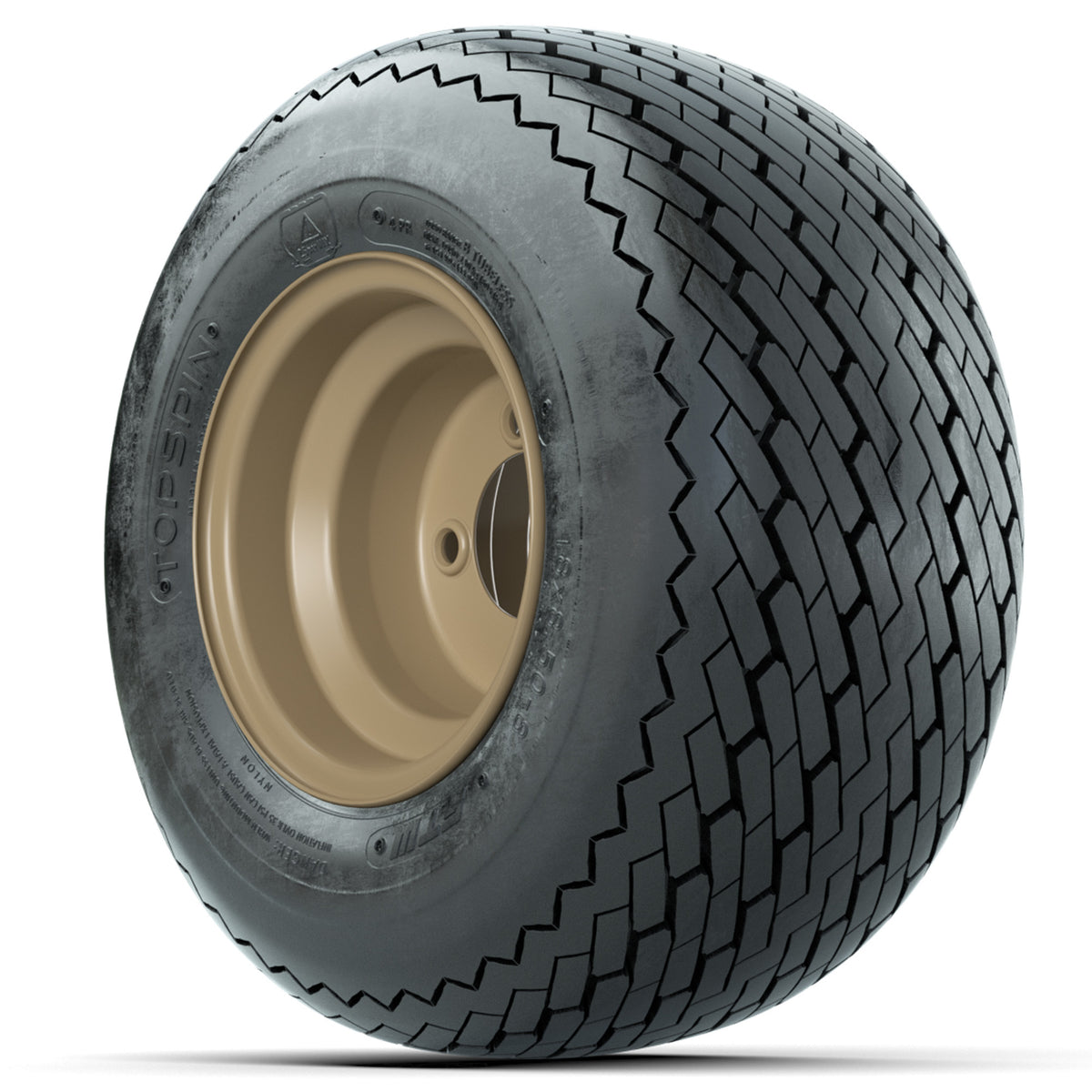 Set of (4) 8" Stone Steel Wheels with 18x8.5-8 GTW Tires