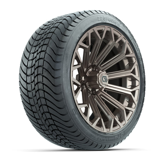 GTW® Phantom Matte Bronze 16" Wheels with 225/40-R16 Mamba Street Tires - Full Set
