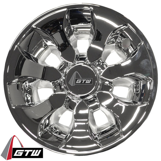 8" GTW Drifter Silver Wheel Cover (Universal Fit)