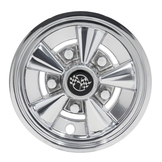 8" Rally Classic Chrome Wheel Cover (Universal Fit)