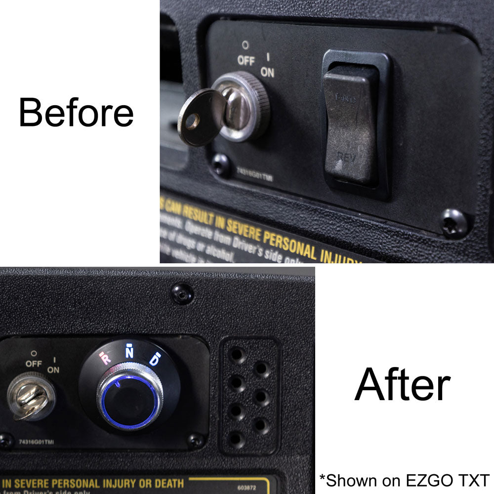 Rotary Forward & Reverse Switch with LED Backlighting for Golf Carts (03-120)