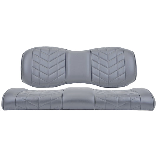 MadJax Aviator Rear Seat Cushions for ICON i40 – Graphite | Marine-Grade Vinyl, Hand-Stitched in USA
