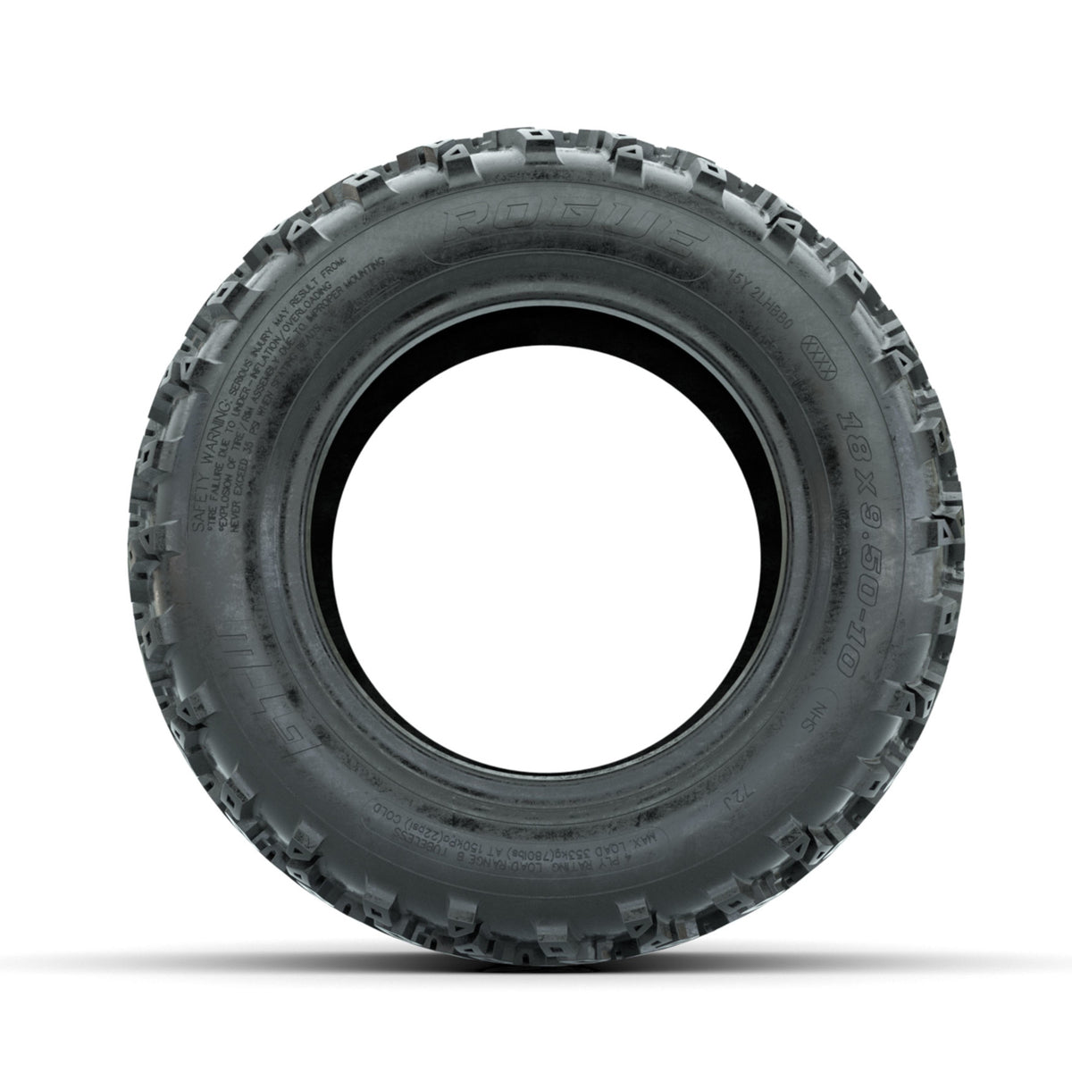 GTW Rogue 18x9.50-10 All-Terrain Golf Cart Tire (4-Ply)