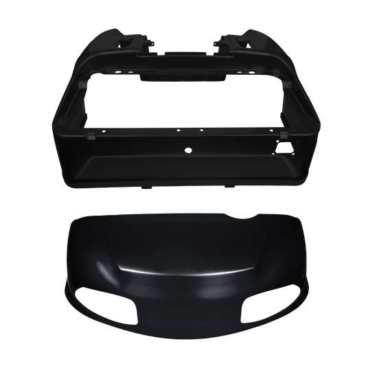 EZGO RXV Black Metallic Front Cowl & Rear Body Kit (2008-2023)