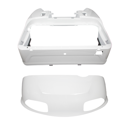 EZGO RXV Summit White Front Cowl & Rear Body Kit (2008-2023)