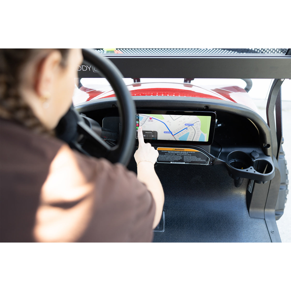 MadJax® Kinect™ Display Screen Kit for A/C motor Club Car Precedent/Tempo/Onward Eco Battery and Navitas TAC2