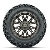 Set of (4) 14 in GTW® Stellar Matte Bronze Wheels with 23x10-14 Predator All-Terrain Tires