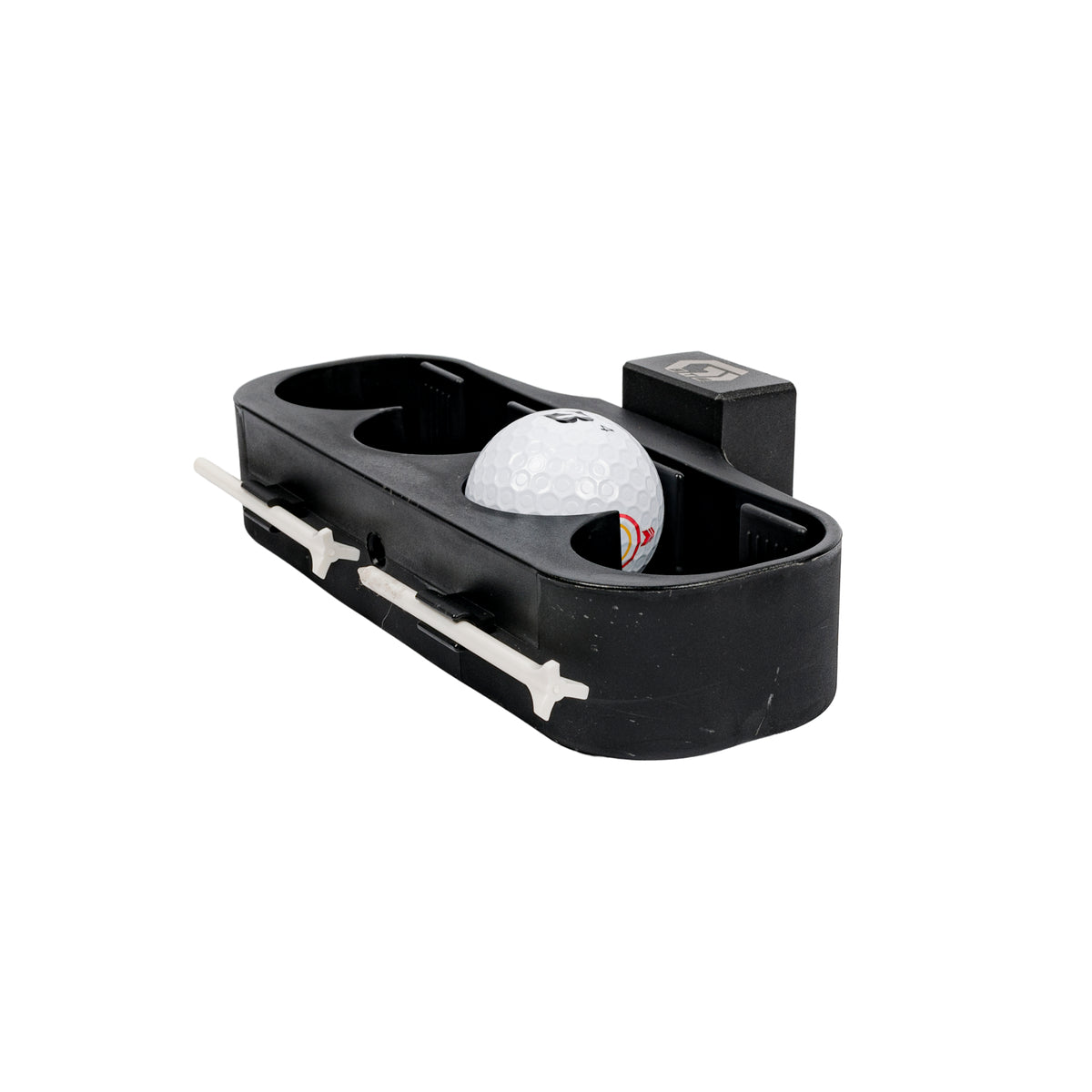 GTW BaseClamp Golf Cart Ball & Tee Holder with Mounting Clamp