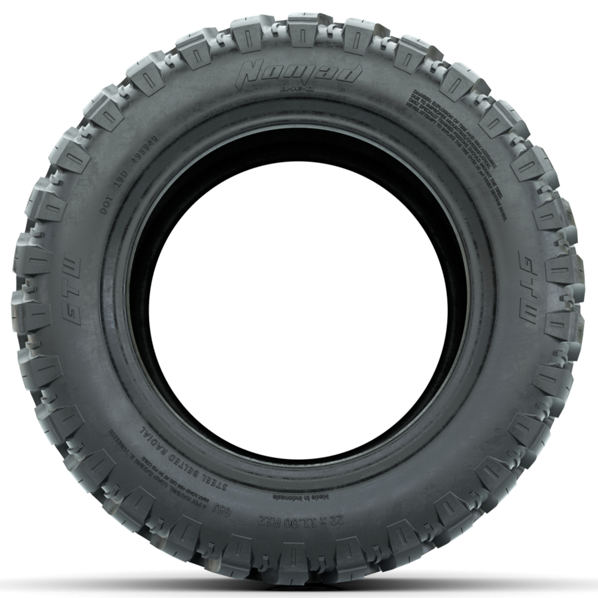22x11-R12 GTW® Nomad Steel Belted All Terrain Tire