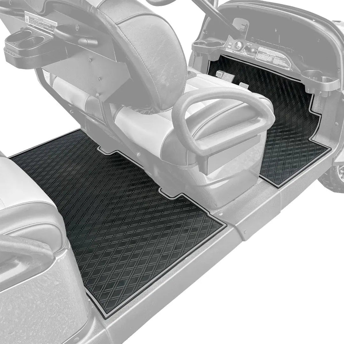 Xtreme Mats Club Car Onward Floor Mat | Full Coverage Black & Gray | 2004-Up