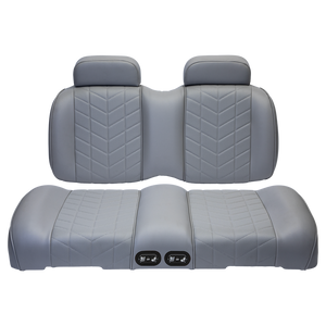 AVIATOR GRAPHITE THERMAFLEX HEATED COOLED SEAT CUSHIONS FOR ICON GOLF CARTS