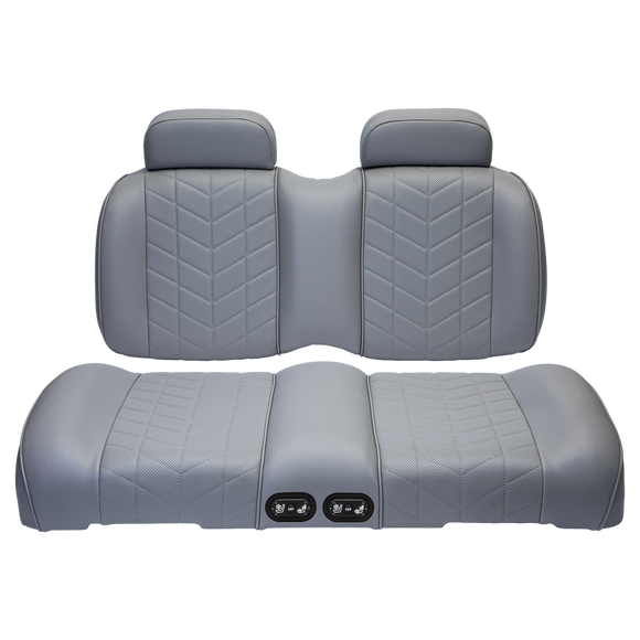 AVIATOR GRAPHITE THERMAFLEX HEATED COOLED SEAT CUSHIONS FOR ICON GOLF CARTS