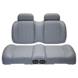 AVIATOR GRAPHITE THERMAFLEX HEATED COOLED SEAT CUSHIONS FOR ICON GOLF CARTS