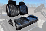 AVIATOR BLACK THERMAFLEX HEATED COOLED SEAT CUSHIONS FOR ICON GOLF CARTS