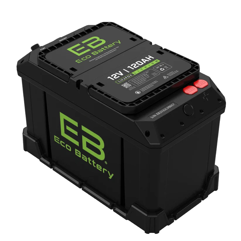 Eco Battery 12V 120Ah Lithium Battery for RV & Marine