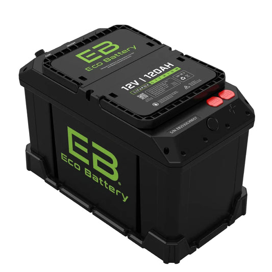 Eco Battery 12V 120Ah Lithium Battery for RV & Marine