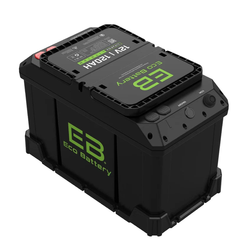 Eco Battery 12V 120Ah Lithium Battery for RV & Marine