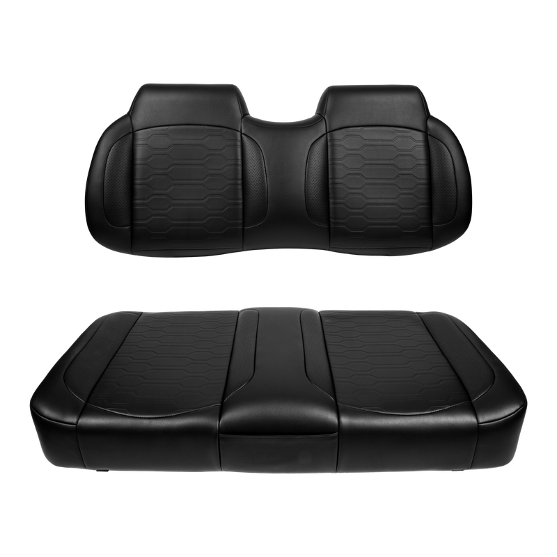 MadJax Black Aspen Front Seat Cushions | Club Car Precedent, Tempo, Onward