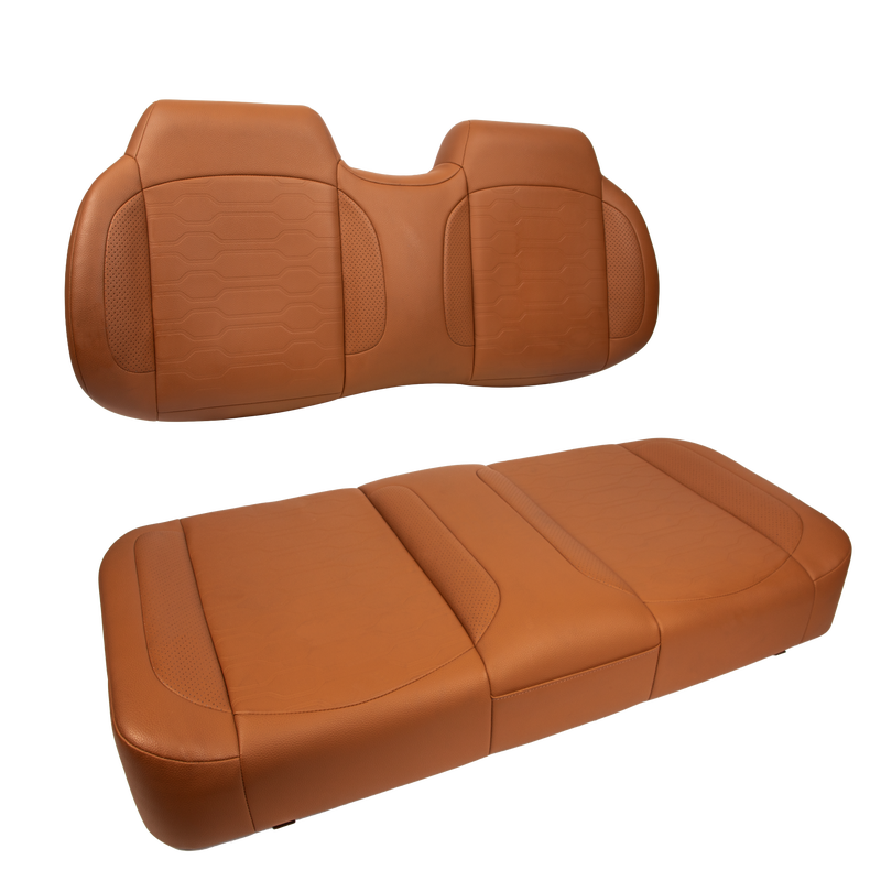 MadJax Caramel Aspen Front Seat Cushions | Club Car Precedent, Tempo, Onward