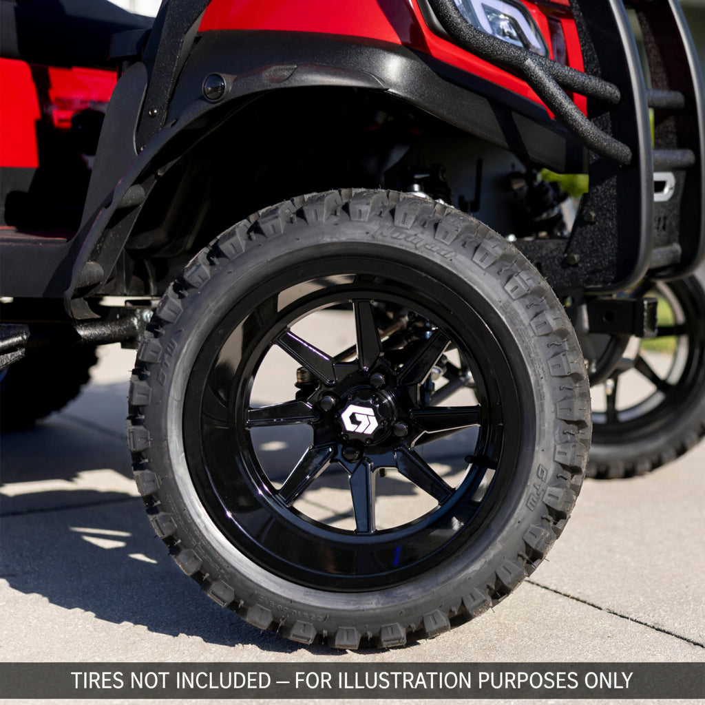 14″ GTW® Reaper Black/Machined Wheel