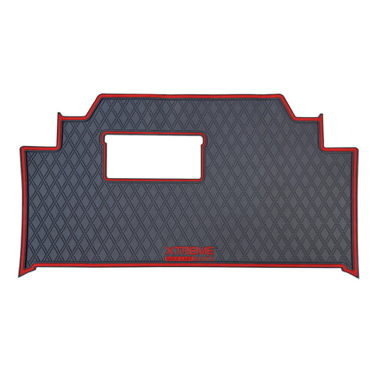 Xtreme Mats Club Car Onward & Tempo Floor Mat | Full Coverage Black & Red | 2026-Up