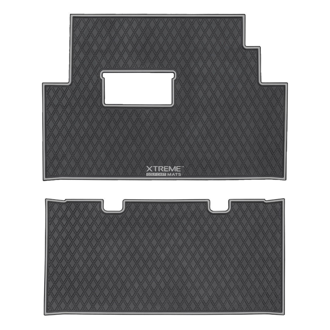 Xtreme Mats Club Car Onward Floor Mat | Full Coverage Black & Gray | 2004-Up