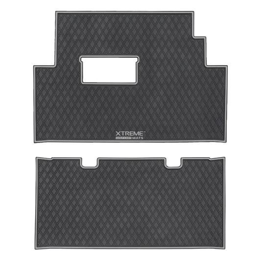Xtreme Mats Club Car Onward Floor Mat | Full Coverage Black & Gray | 2004-Up