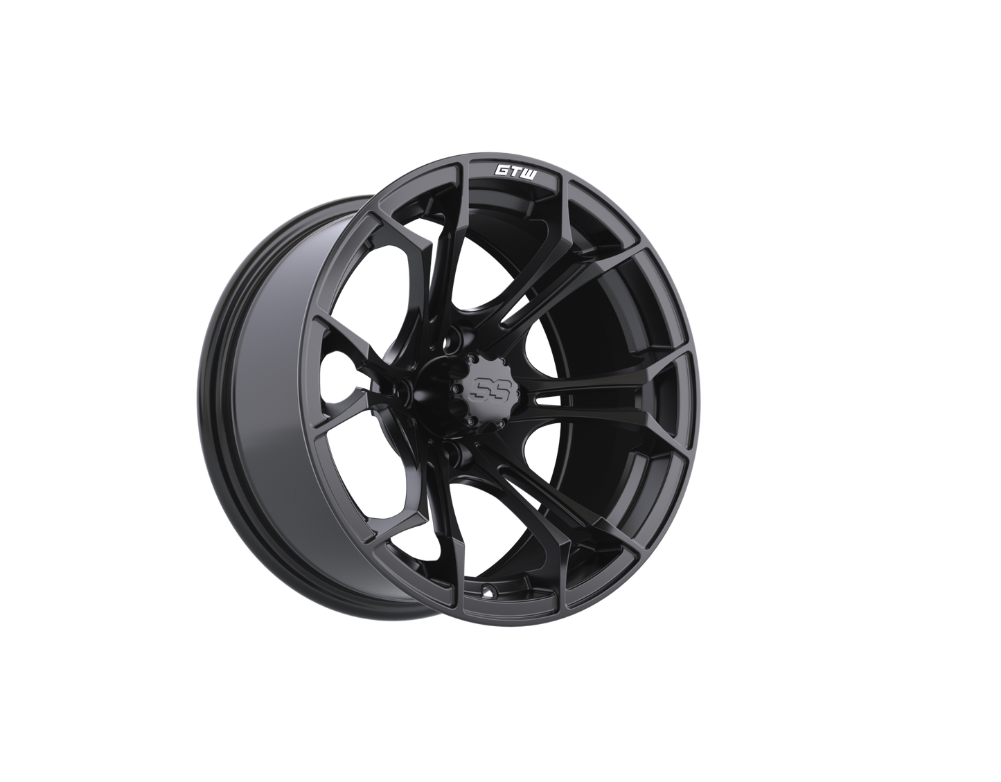 GTW Spyder Matte Black Wheel - 14 Inch